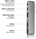 Purgo USB C Hub connected to MacBook Air