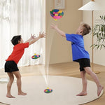 Hand holding the camouflage stress relief toy showing its flexible silicone material