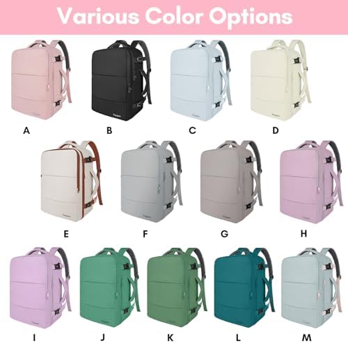 Taygeer thirty five liter carry on bag opened flat showing TSA friendly laptop compartment
