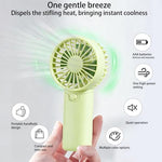 Staol small cooling fan showing battery compartment back view