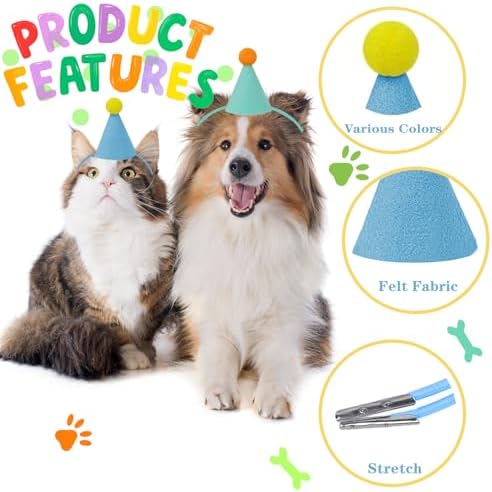 Muccibi mini party hats elastic string and buckle detail