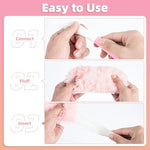 30 Count Pink Duster Refills Compatible with Swiffer Handle, 360° Multi-Surface Duster Refills with 1 Handle, 5X Microfibers Disposable Dusters for Valentines Home, Office Cleaning - Image 5