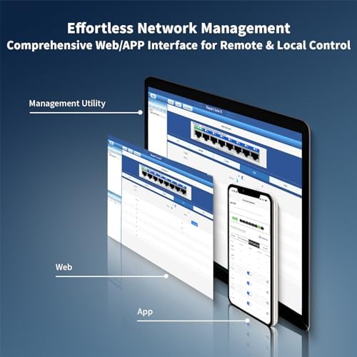 Goalake network switch compact metal housing design