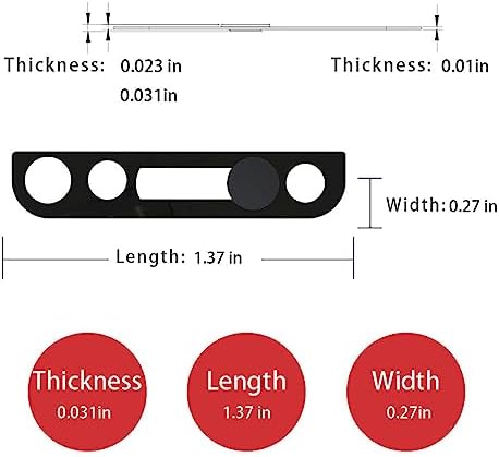 Ultra thin webcam slider protector showing compatibility with front face recognition sensors