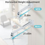 Runhike projector mount white finish detail