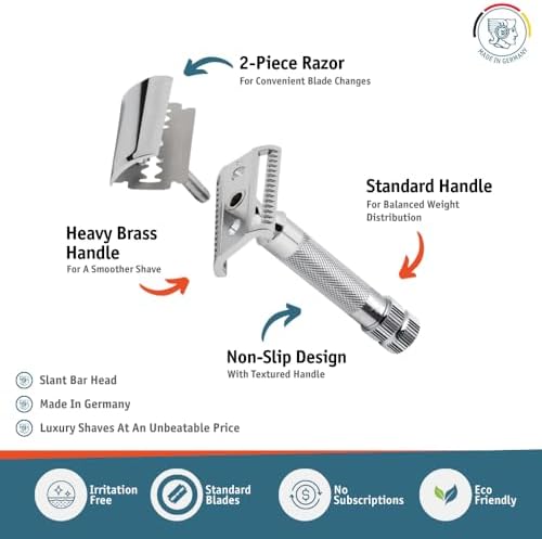 MERKUR Slant Bar MK-37C, Double Edge Safety Razor - Image 3