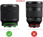 Premium ABS plastic 55mm protective cap for Sony mirrorless lenses