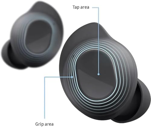 Samsung Galaxy Buds FE charging case open with graphite earbuds