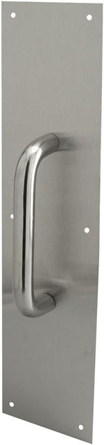 Prime-Line stainless steel door pull plate front view