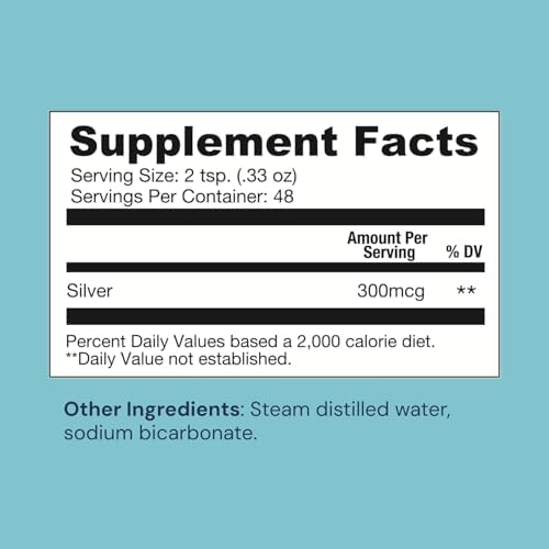 Ameo Life Cleanse Alkaline Structured Silver Solution 30 PPM concentration liquid nutritional supplement.