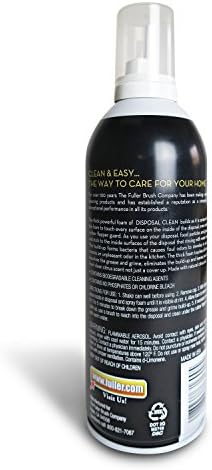 Fuller Brush foaming citrus cleaner bottle label details