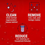 Pro Products Rust Out being used to clean water softener brine tanks.