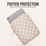 Vandel iPad sleeve 11 inch pouch with gold zipper closure