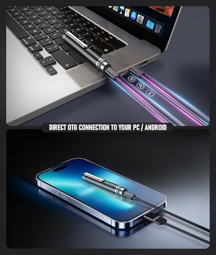 NinTaBro seventy-two gigabyte smart dictaphone pen showing sleek metallic design