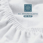 Close up of soft double brushed cotton flannel fabric texture