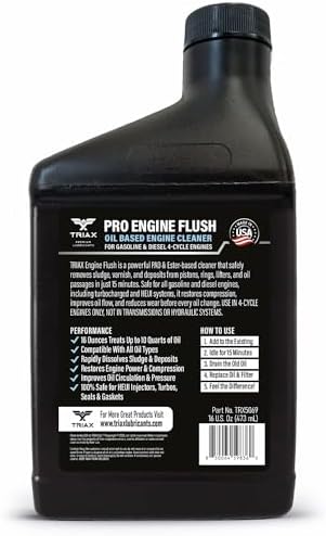Triax Pro engine oil treatment 16 fluid ounces bottle