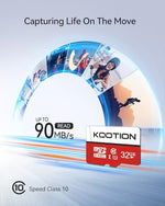 KOOTION MicroSDHC flash memory card multi pack with standard SD adapter