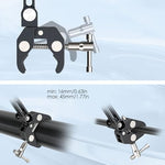 CreaDream handlebar clamp close up showing internal non slip silicone padding