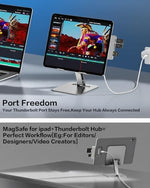 AKGLEADER eighteen watt smart connector pad side profile demonstrating the slim lightweight design