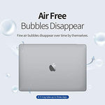 Skoko clear matte protective wrap on laptop trackpad and palm rest areas
