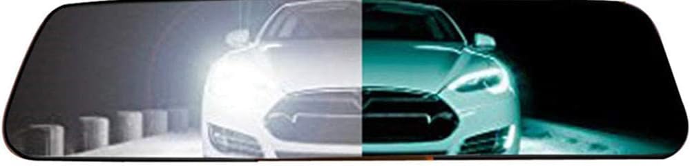 Smile Saki Car Rear View Mirror Anti Glare Film front view showing the clear protective membrane sheet layout