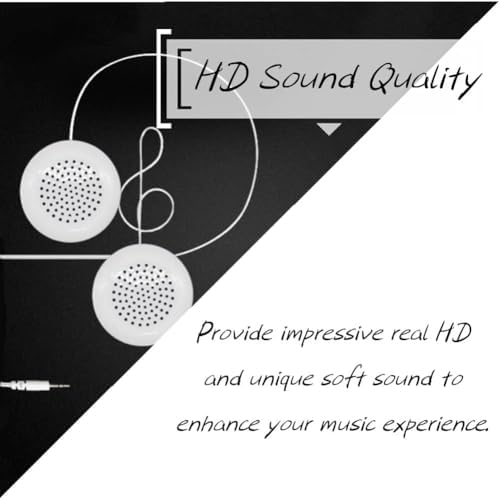 Yoidesu wired twin speakers for tinnitus relief with close-up view of the auxiliary audio connection pin