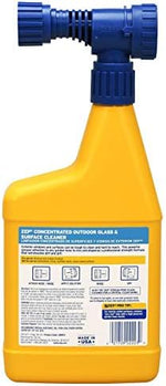 Zep hose-end sprayer attachment detail for garden hose cleaning