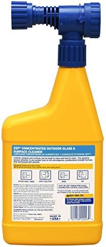 Zep hose-end sprayer attachment detail for garden hose cleaning