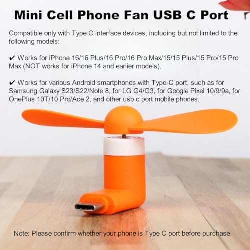 YUNLOVXEE personal travel fan pack displaying the detachable soft TPE plastic blades