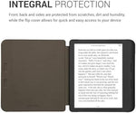 Close up texture of natural cork wood e-reader case