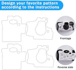 Gisgfim twenty four A4 size sticker sheets for inkjet printing.