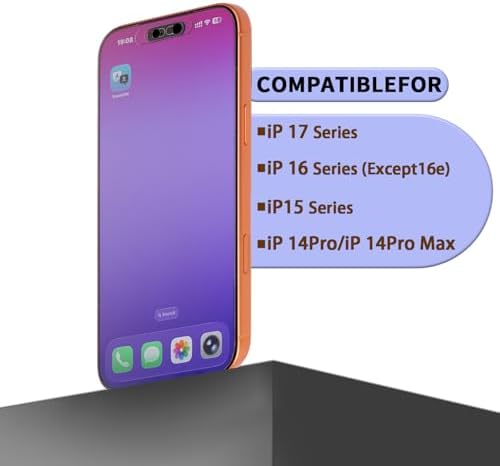 Side profile view highlighting the ultra-thin design of the smartphone adhesive privacy cover.
