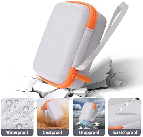 Baval gray and orange storage case with Yoto Mini player inside