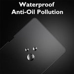 Mothca matte screen protector showing reduced fingerprint effect