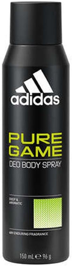 Adidas Pure Game deodorant spray front view packaging
