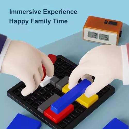 Bazuo single player cognitive development puzzle being solved on a clean tabletop setting.