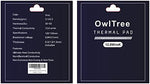 OwlTree thermal pad set packaging details and specifications