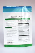 Premium modernist cooking buffer salt fine white powder texture close up