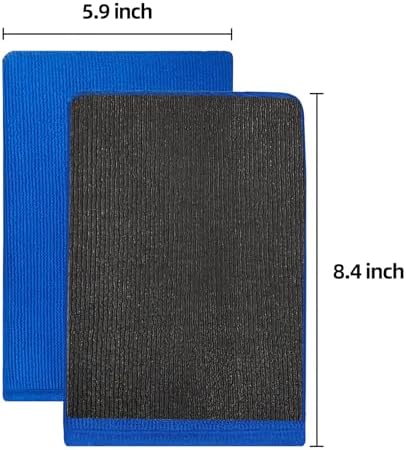 Tidy Monster medium grade synthetic clay mitt showing the specialized polymerized rubber surface for car decontamination.