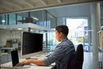 3M PF270W9B desktop monitor privacy screen with included adhesive strips installation kit