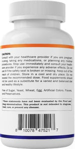 Eye health support softgels bottle side view