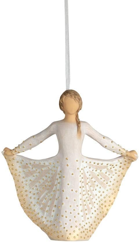 Willow Tree Soar hand-painted figurine lifestyle holiday setup