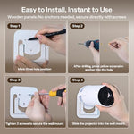 Boldever projector mount packaging and contents