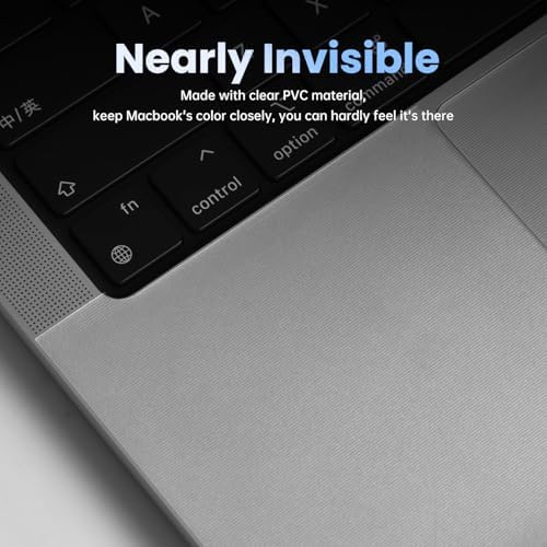 imComor touch pad cover skin showing ultra thin zero point two millimeter profile.