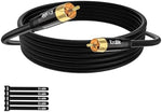 Kxable digital coaxial audio cable gold plated connectors