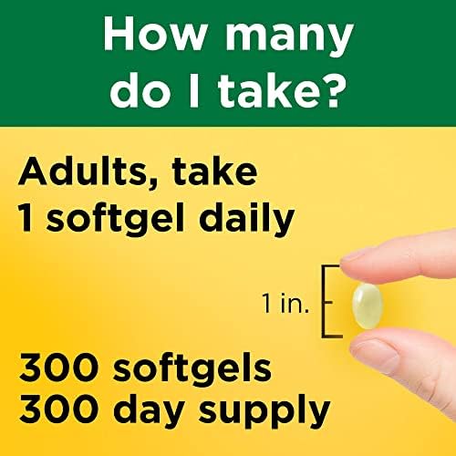 Close up of Nature Made imported antioxidant softgels bottle for daily wellness routine.