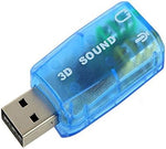VizGiz USB to 3.5 millimeter adapter highlighting the plug and play USB connection design.