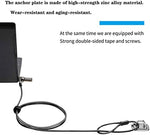 Zolunu metal anchor plate showing adhesive back and mounting screw holes