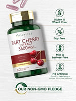 Carlyle Tart Cherry bottle dietary features non-GMO and gluten-free badge