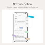 Plaud smart note taker attached magnetically to the back of a mobile device for call recording